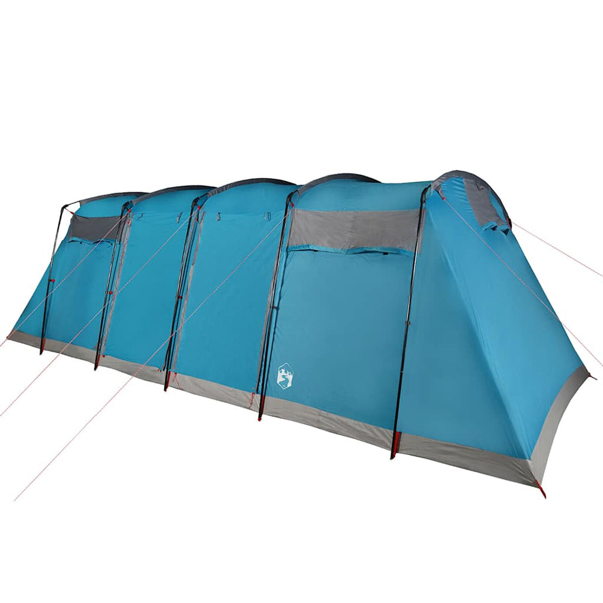 Tente tunnel familiale de 8 personnes avec port E et 2 poches de rangement