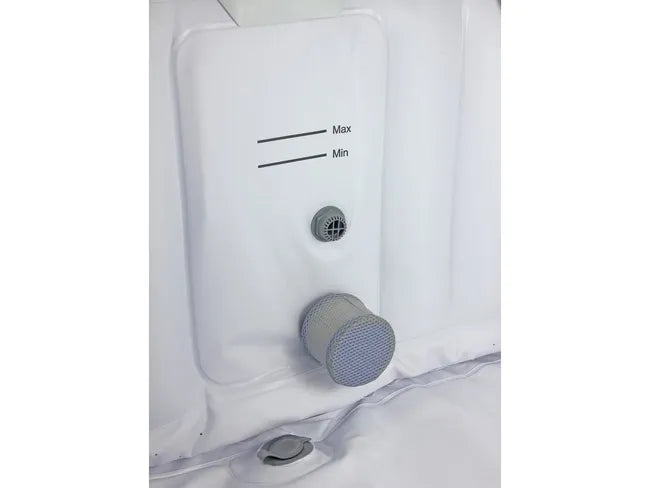 Spa gonflable Monac en PVC - 6 personnes - taupe/crème