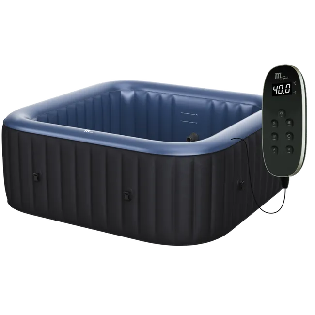 Spa gonflable Tekapo Square pour 4 personnes avec boîtier de commande intégré