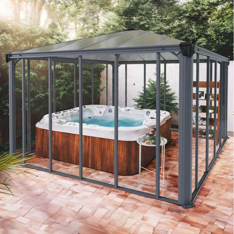 Ledro 3600 - Pergola fermée en aluminium et polycarbonate