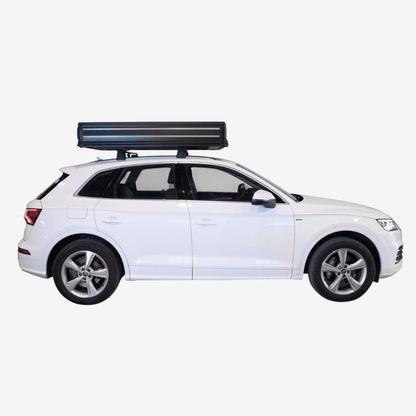 Tente de toit Chest M pour voiture avec un couvercle rigide en aluminium