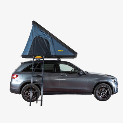 Tente de toit pour voiture Extra Slim avec deux sacs à chaussures et connexion USB