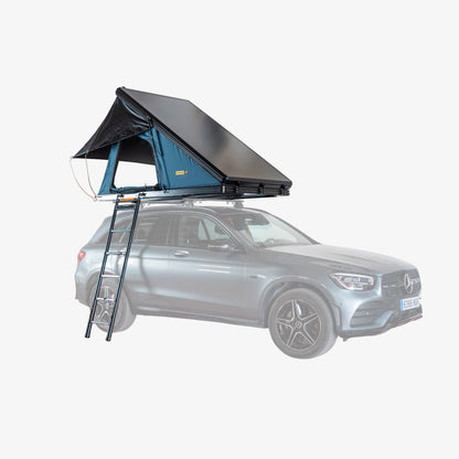 Tente de toit pour voiture Extra Slim avec deux sacs à chaussures et connexion USB