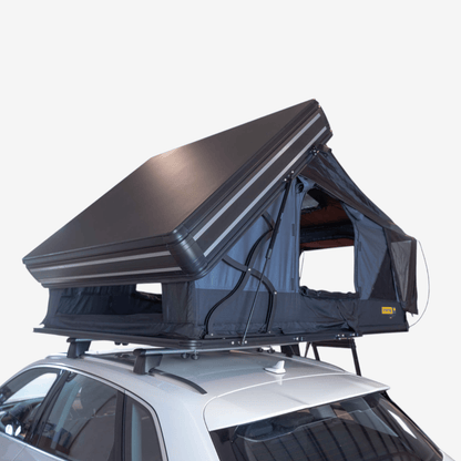 Tente de toit Chest M pour voiture avec un couvercle rigide en aluminium