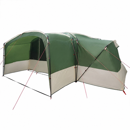 Tente familiale pour 12 personnes en polyester 185T avec revêtement PU - résistants aux UV