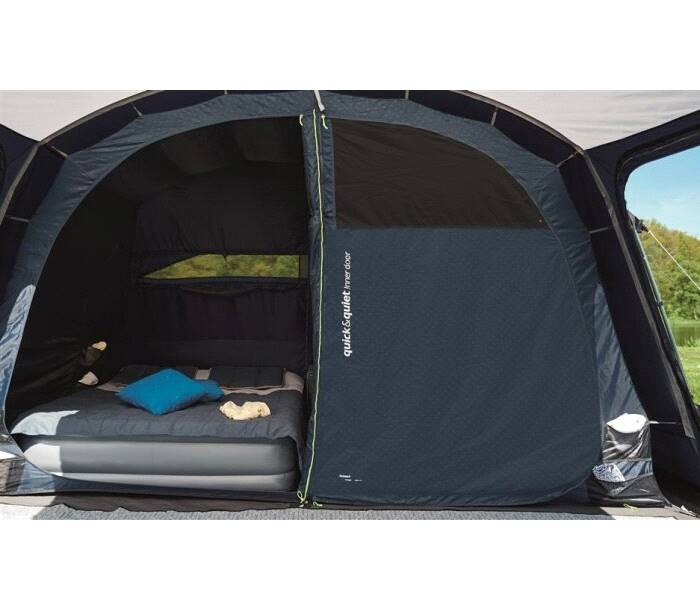 Tente familiale Premium avec fermeture magnétique des portes et système pour obscurcir les pièces