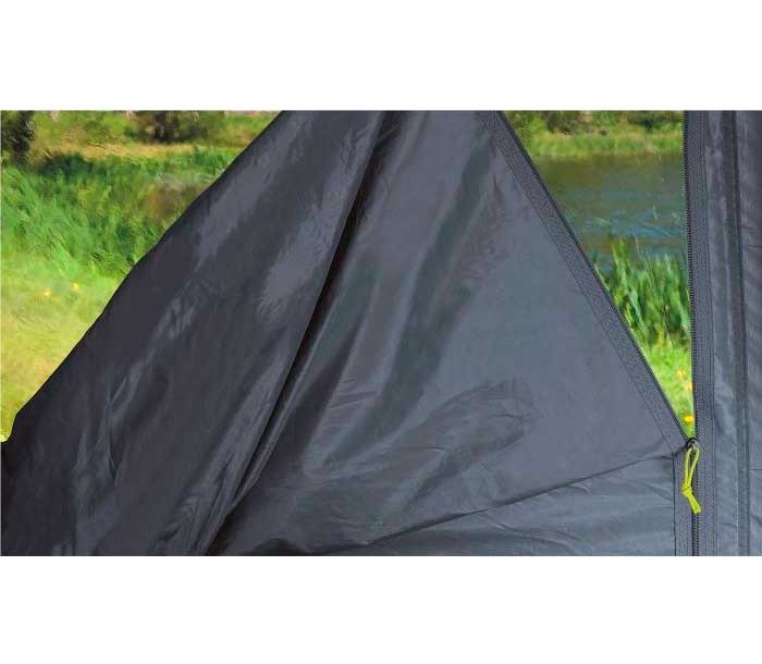 Tente familiale Premium avec fermeture magnétique des portes et système pour obscurcir les pièces