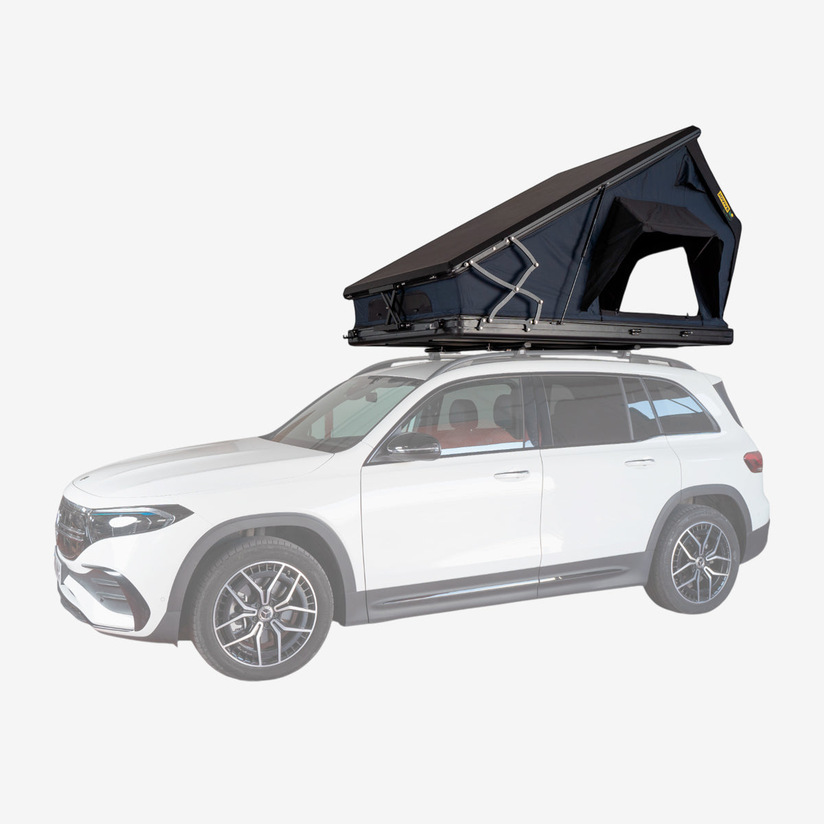Tente de toit Easy XL pour voiture -  résistant à l'eau - avec éclairage et connexion USB