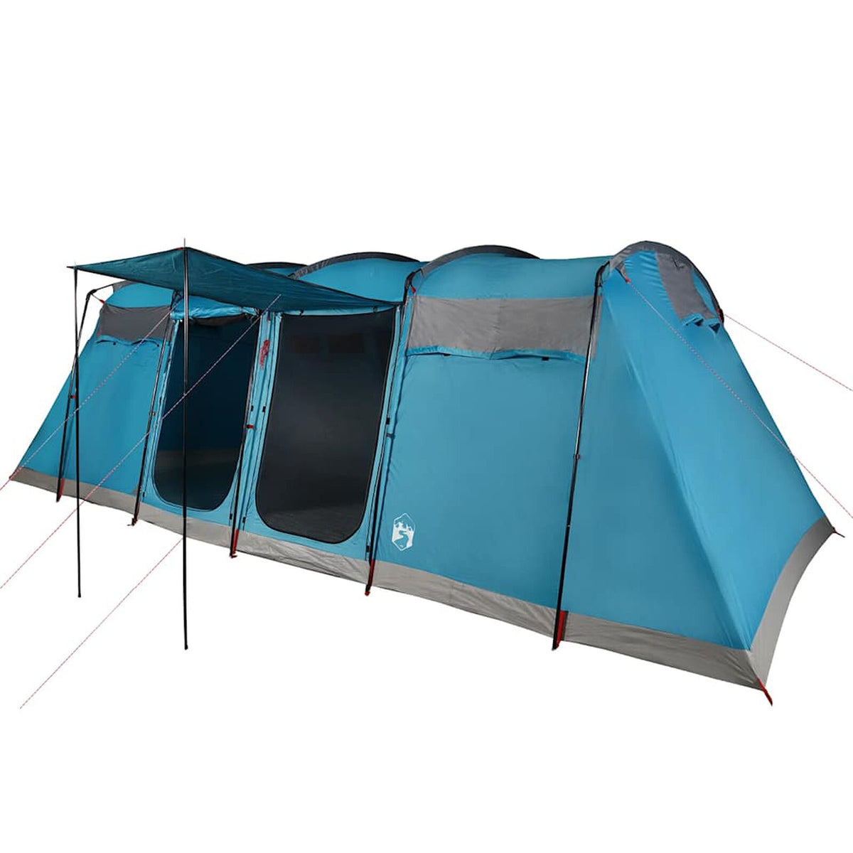 Tente tunnel familiale de 8 personnes avec port E et 2 poches de rangement