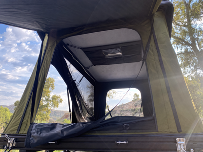 Tente de toit pour voiture - Pro M avec lumières LED et connexion USB