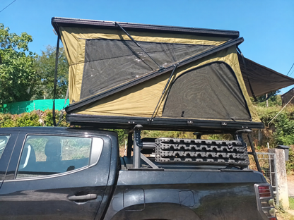 Tente de toit pour voiture - Pro M avec lumières LED et connexion USB