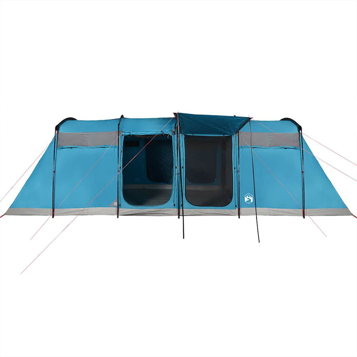 Tente tunnel familiale de 8 personnes avec port E et 2 poches de rangement