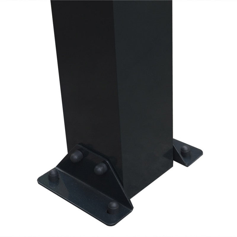 Abri pour camping-car en aluminium anthracite de 3,59 x 7,62 m et polycarbonate de 6 mm