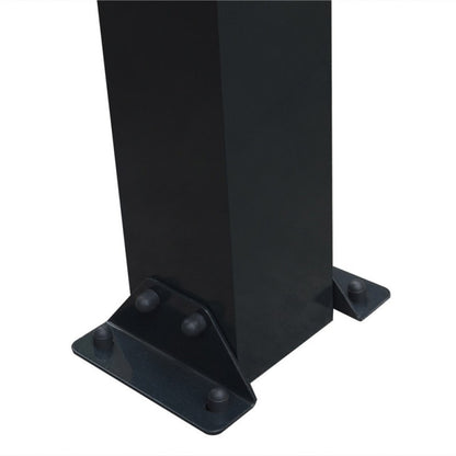 Abri pour camping-car en aluminium anthracite de 3,59 x 7,62 m et polycarbonate de 6 mm