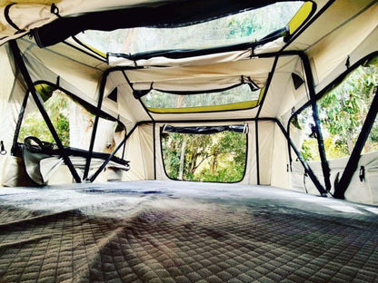 Tente de toit Adventure XL pour voiture avec système antivol et semi-rigide