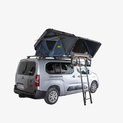 Tente de toit pour voiture Chest ASA XL résistant aux rayons UV avec lumières à intensité réglable