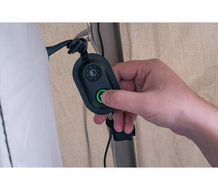 Tente Denver pour 6 personnes avec système d'éclairage Outwell et système de tiges PowerTec