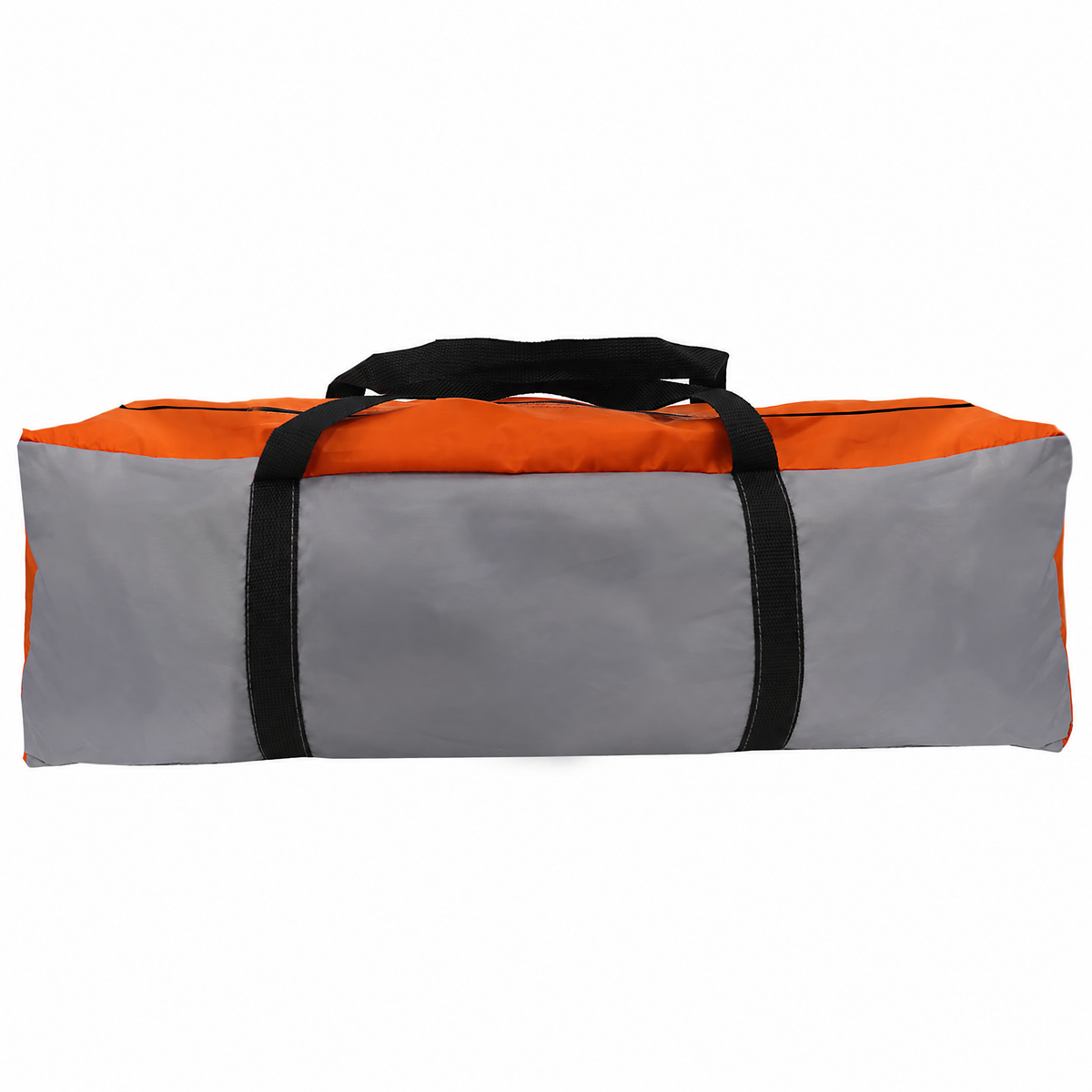 Tente Tipi de 18 personnes, gris et orange, polyester et acier de 25m²