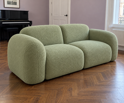 Canapé nuage 2 places compressé – revêtement velours doux