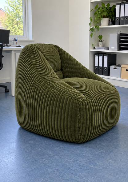 Fauteuil lounge en chenille ultra-douce – assise détente