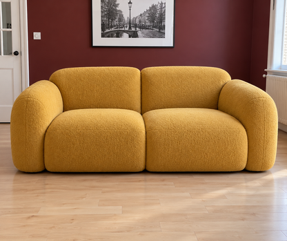 Canapé nuage 2 places compressé – revêtement velours doux