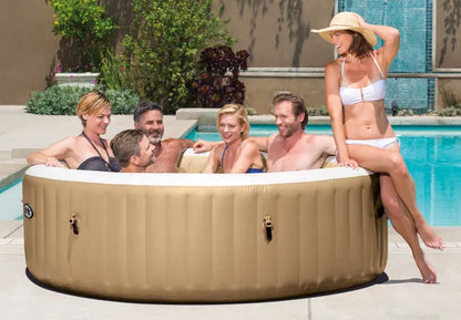Spa gonflable Bubble massage Sahara pour 4 personnes