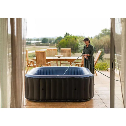 Spa gonflable Tekapo Square pour 4 personnes avec boîtier de commande intégré
