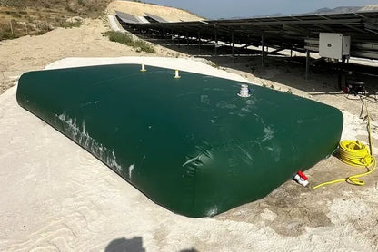 Réservoir d'eau flexible en bâche PVC double couche renforcée de 15 000 litres