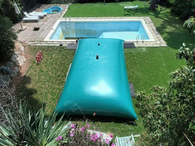 Réservoir d'eau potable flexible en polyester haute ténacité enduit de PVC - 100 000 L