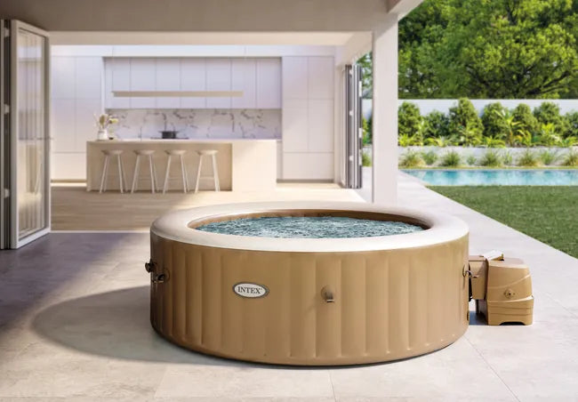Spa gonflable Bubble massage Sahara pour 4 personnes