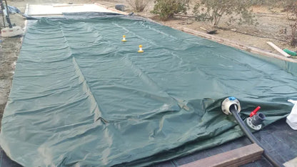 Réservoir d'eau flexible en bâche PVC double couche renforcée de 15 000 litres