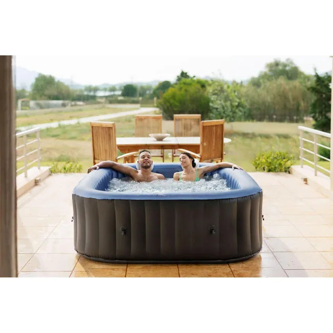 Spa gonflable Tekapo Square pour 4 personnes avec boîtier de commande intégré