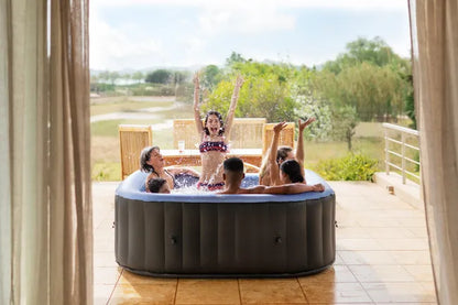 Spa gonflable Tekapo Square pour 4 personnes avec boîtier de commande intégré